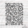 Blumen Muster Plotterdatei SVG DXF 