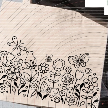 Blumen Paradies Plotterdatei SVG DXF