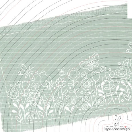 Blumen Paradies Plotterdatei SVG DXF