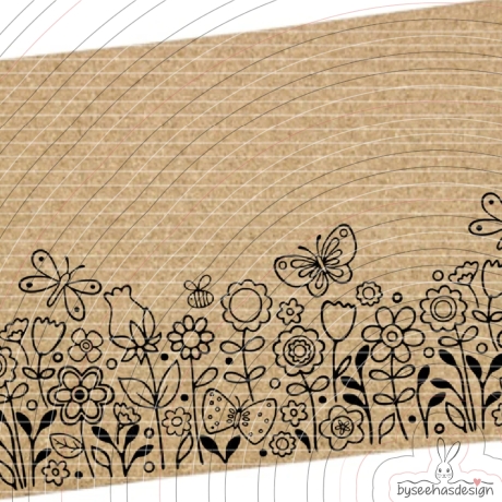 Blumen Paradies Plotterdatei SVG DXF