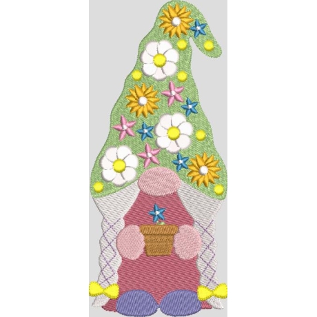 Ferberline Stickdatei Blumen-Agathe ab 10x10