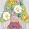Ferberline Stickdatei Blumen-Agathe ab 10x10
