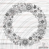 Blumen Kranz Plotterdatei SVG DXF