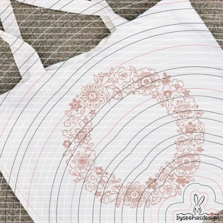 Blumen Kranz Plotterdatei SVG DXF