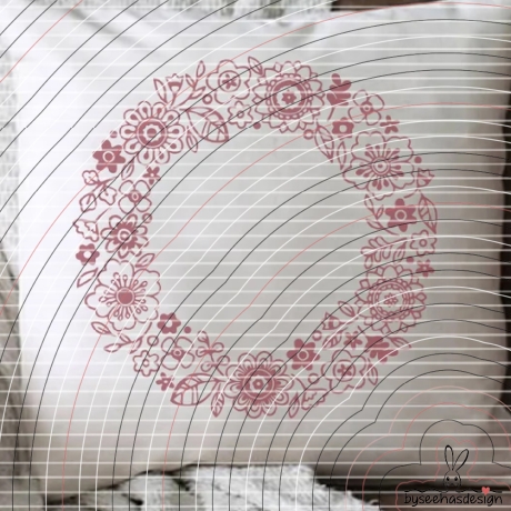 Blumen Kranz Plotterdatei SVG DXF