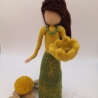 Blumenmädchen gelb