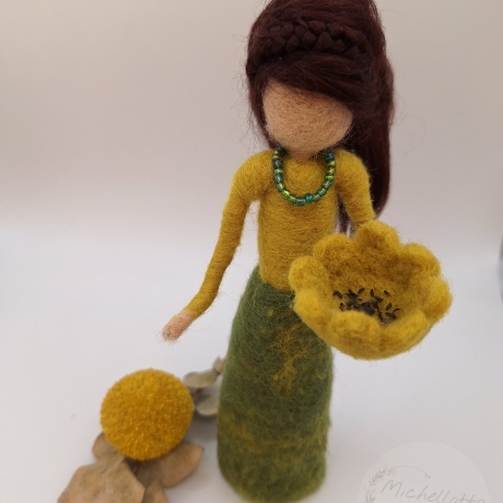 Blumenmädchen gelb