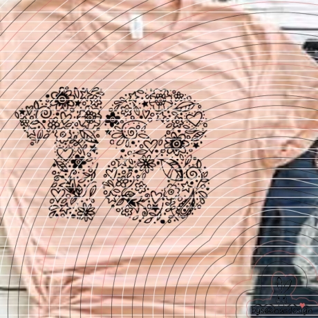 Blumen Zahlen 6-9 Plotterdatei SVG DXF 