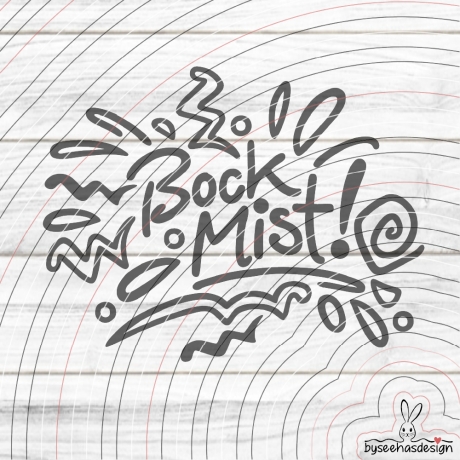 Bock Mist Plotterdatei SVG DXF