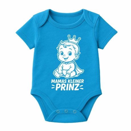 Baby Body kurzarm mit MAMAS KLEINER PRINZ