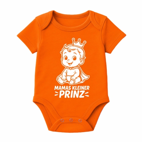 Baby Body kurzarm mit MAMAS KLEINER PRINZ