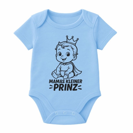Baby Body kurzarm mit MAMAS KLEINER PRINZ