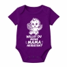 Baby Body kurzarm mit WILLST DU MEINE MAMA HEIRATEN