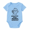 Baby Body kurzarm mit WILLST DU MEINE MAMA HEIRATEN