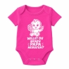 Baby Body kurzarm mit WILLST DU MEINEN PAPA HEIRATEN