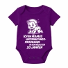 Baby Body kurzarm mit ICH BIN MAMAS UNTERHALTUNGSPROGRAMM