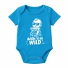 Baby Body kurzarm mit BORN TO BE WILD