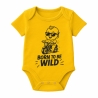 Baby Body kurzarm mit BORN TO BE WILD