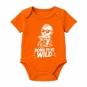 Baby Body kurzarm mit BORN TO BE WILD