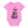Baby Body kurzarm mit BORN TO BE WILD
