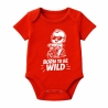 Baby Body kurzarm mit BORN TO BE WILD