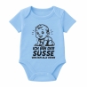 Baby Body kurzarm mit ICH BIN DER SÜßE VON DEM ALLE REDEN