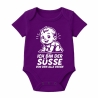 Baby Body kurzarm mit ICH BIN DER SÜßE VON DEM ALLE REDEN