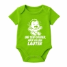 Baby Body kurzarm mit IHR SEID GRÖßER ABER ICH BIN LAUTER