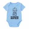 Baby Body kurzarm mit ICH HÖRE SCHON ICH GLAUBE NUR NICHT ALLES
