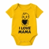 Baby Body kurzarm mit I LOVE MAMA