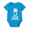 Baby Body kurzarm mit I LOVE MAMA