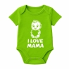 Baby Body kurzarm mit I LOVE MAMA
