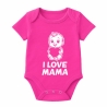 Baby Body kurzarm mit I LOVE MAMA