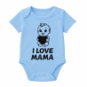 Baby Body kurzarm mit I LOVE MAMA