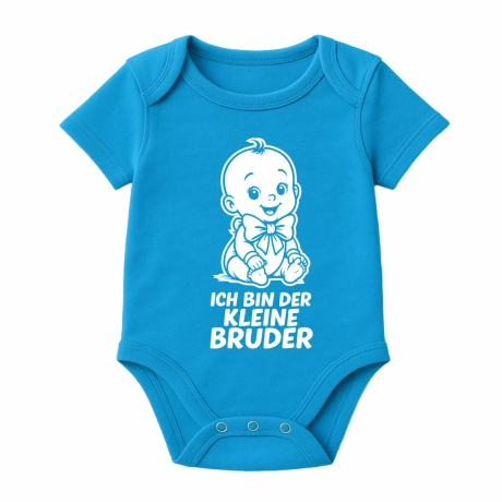 Baby Body kurzarm mit ICH BIN DER KLEINE BRUDER