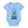 Baby Body kurzarm mit ICH BIN DER KLEINE BRUDER