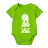 Baby Body kurzarm mit ICH BIN DER KLEINE BRUDER