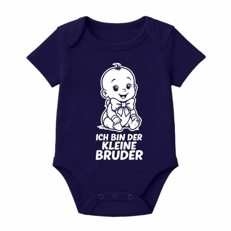 Baby Body kurzarm mit ICH BIN DER KLEINE BRUDER