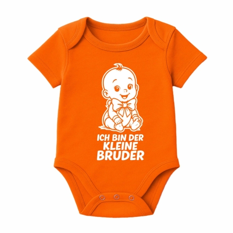Baby Body kurzarm mit ICH BIN DER KLEINE BRUDER