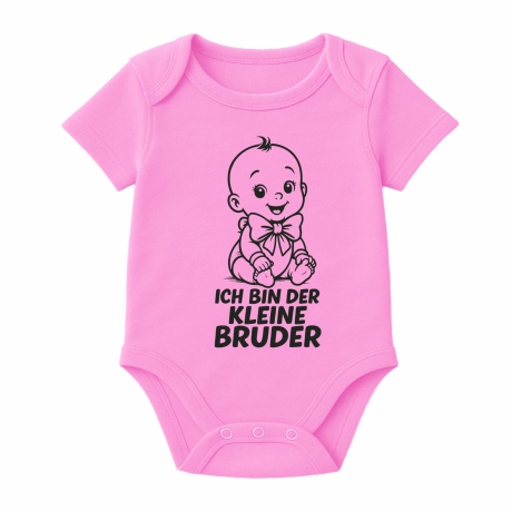 Baby Body kurzarm mit ICH BIN DER KLEINE BRUDER