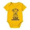 Baby Body kurzarm bedruckt mit ICH BIN DIE KLEINE SCHWESTER