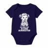 Baby Body kurzarm bedruckt mit ICH BIN DIE KLEINE SCHWESTER
