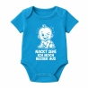 Baby Body kurzarm mit NACKT SEHE ICH NOCH BESSER AUS