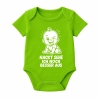 Baby Body kurzarm mit NACKT SEHE ICH NOCH BESSER AUS
