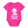 Baby Body kurzarm mit NACKT SEHE ICH NOCH BESSER AUS