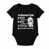 Baby Body kurzarm mit SCHREIANLEITUNG