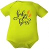 Baby Body kurzarm bedruckt mit BABY BOSS