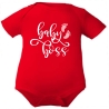 Baby Body kurzarm bedruckt mit BABY BOSS