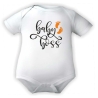 Baby Body kurzarm bedruckt mit BABY BOSS