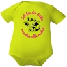 Baby Body kurzarm mit ICH BIN DIE SÜßE VON DER ALLE REDEN